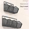 Punch-Free Hanging Basket Kitchen Storage Rack for Ginger & Garlic