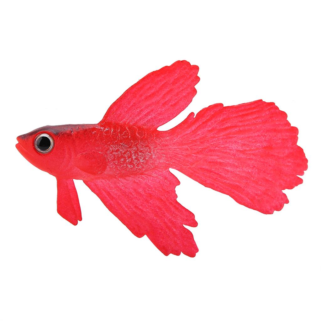 Aquarium Decoration Funny Artificial Silicone Small Fish Fish Tank Ornament