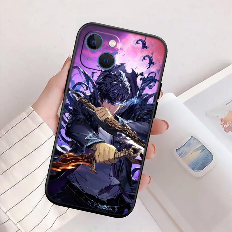 QE3 Anime Sung JinWoo Hülle für Samsung Galaxy M06 M15 M16 M35 M55 M56 A36 A42 A50 A50S A51 A52 A32 A33 A05 A05S A06 A16 A20