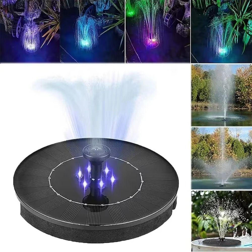

Floating Solar Water Fountain Energy-saving Bird Bath Fountain Solar Fountain Pump Fish Pond Decor