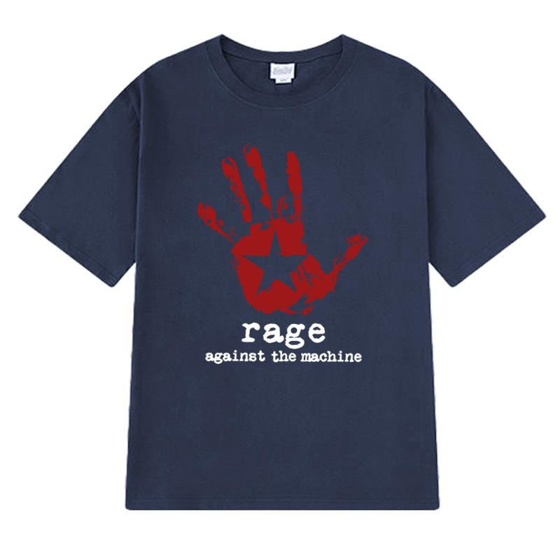 

New in Rage Against The Machine Theme Printed short sleeve T-shirts Men Women vintage Oversized T shirt Unisex 100% Cotton Tops 3XL