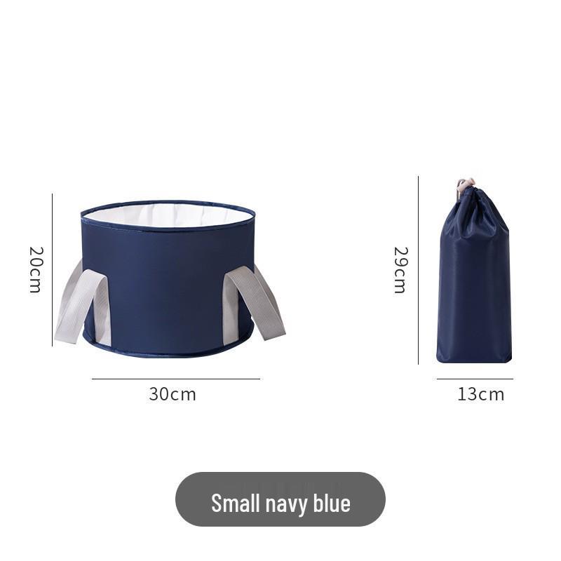 Portable Foldable Insulated Foot Bath Bucket for Adults - High Deep Over Calf Design