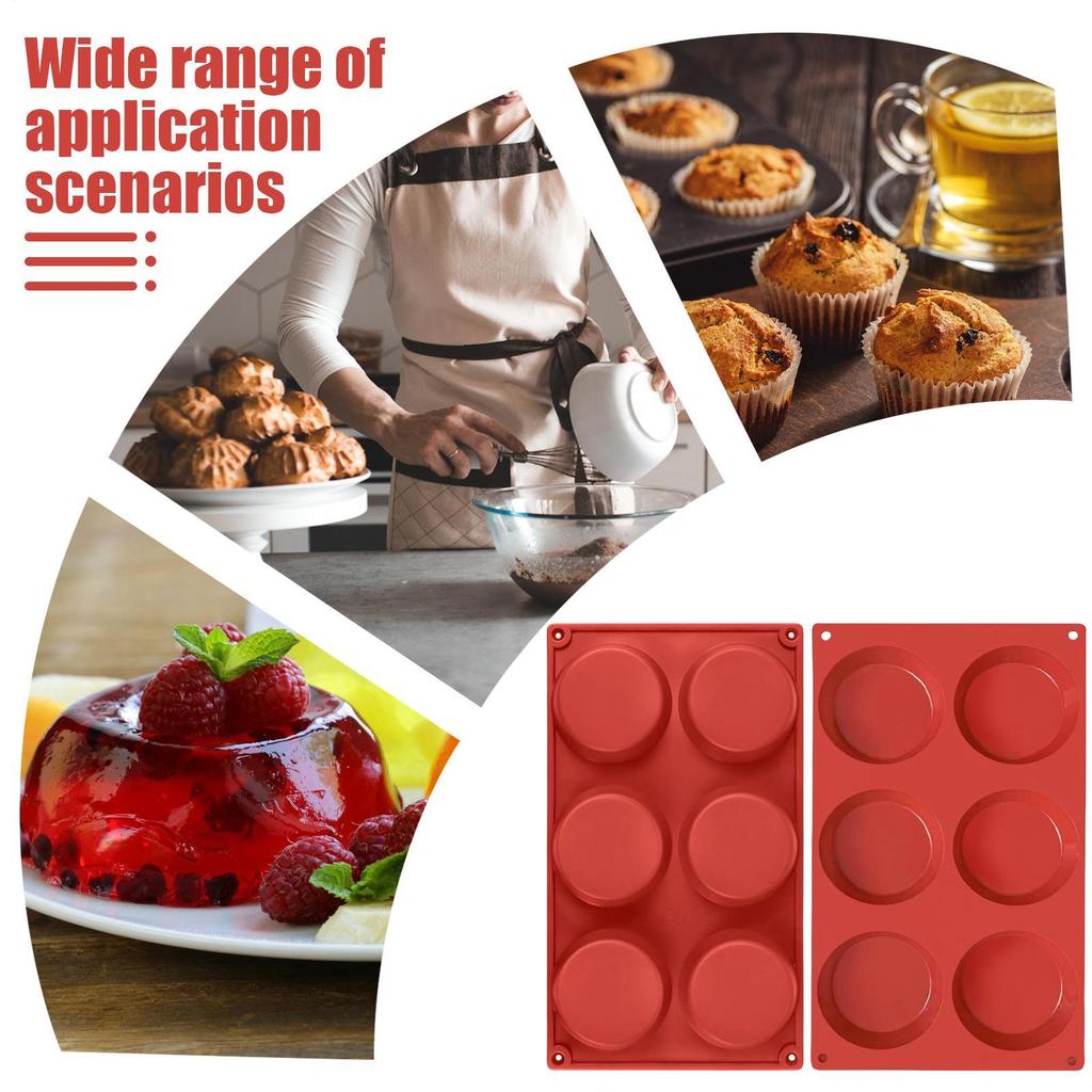 Silicone Muffin Top Pan 12-Cavity Tool Gadget Chocolate Candy Molds For Home Kitchen Baking Candy Brownie Pudding Cookie Muffin
