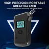 Přenosný digitální alkohol tester s baterkou, profesionální vysoce přesný dechový analyzátor s hlasovým ovládáním