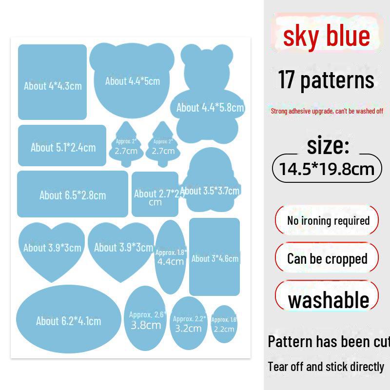 High-End Washable Self-Adhesive Down Jacket Repair Patch