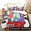 Hi Score Girl Anime Bedding Set Duvet Cover Bed Set Quilt Cover Pillowcase Comforter king Queen Size Boys Adult Bedding Set