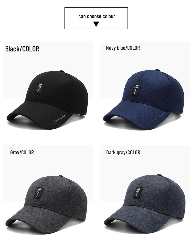 Unisex Wide Brim Baseball Cap: Sun-Protection Duckbill Hat for Spring/Summer Outdoor Sports & Casual Wear