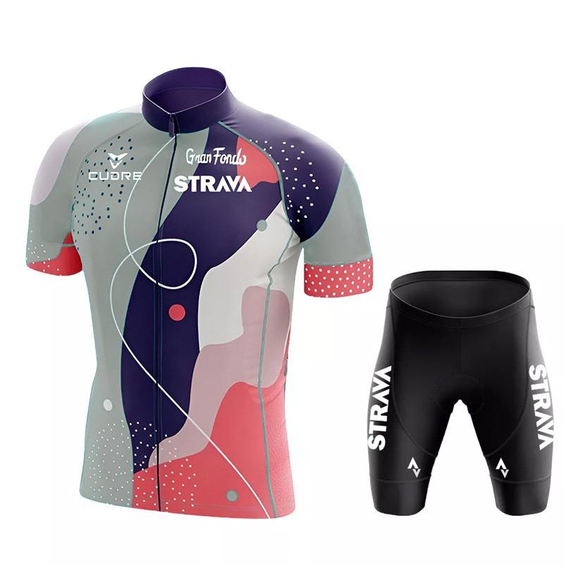 Men Women Cycling Jersey Set Short Sleeve Bike Outfit Breathable Riding Apparel Road Teams