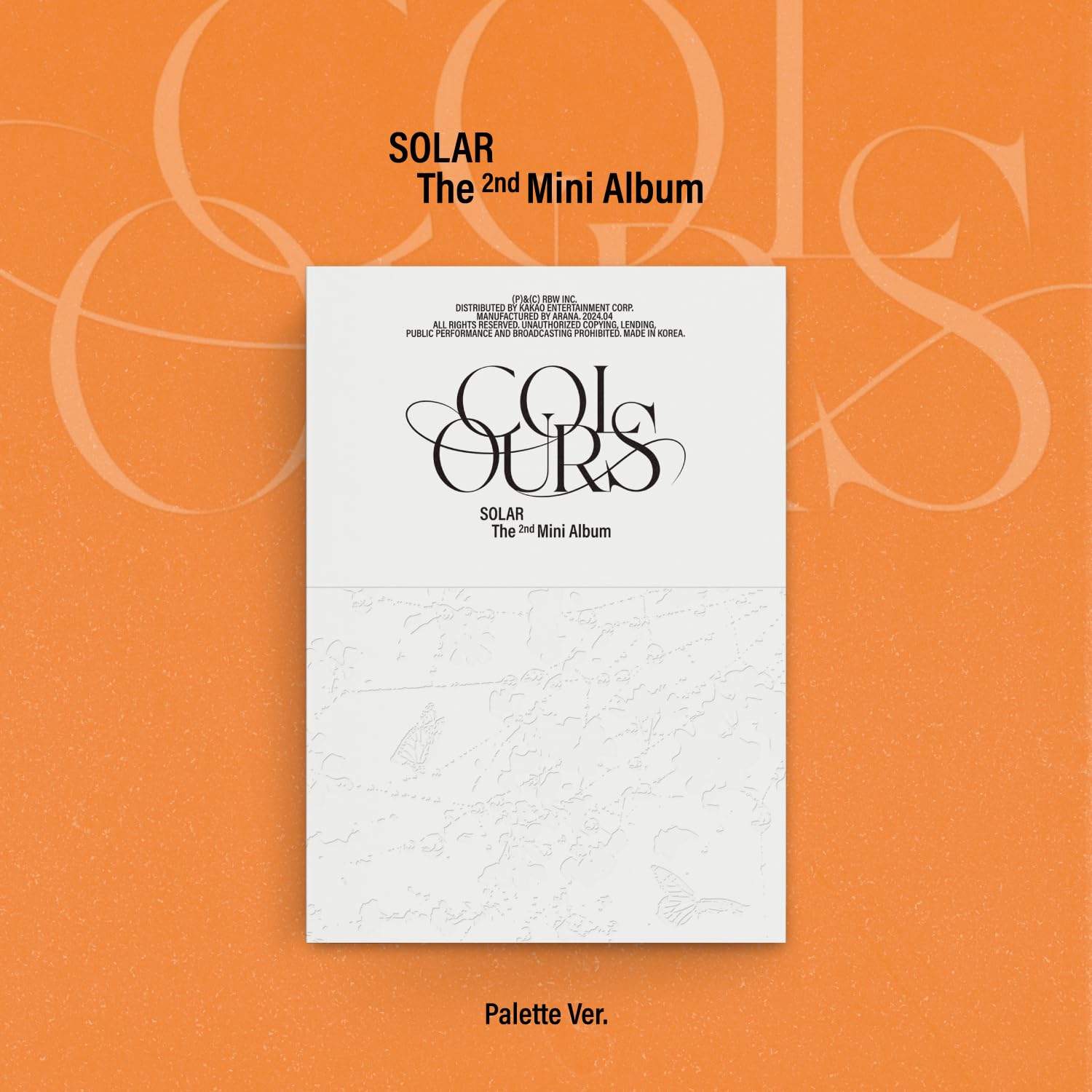 

SOLAR The 2nd Mini [COLOURS] (Palette Ver.) (Korean version)