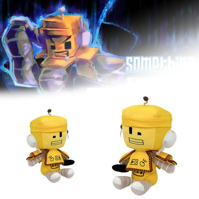 Non-Toxic Yellow Robot Something Evil Will Happen Game Merchandise Plush Toys Kids Game Fan Halloween Christmas Gift Home Decor Funny Doll