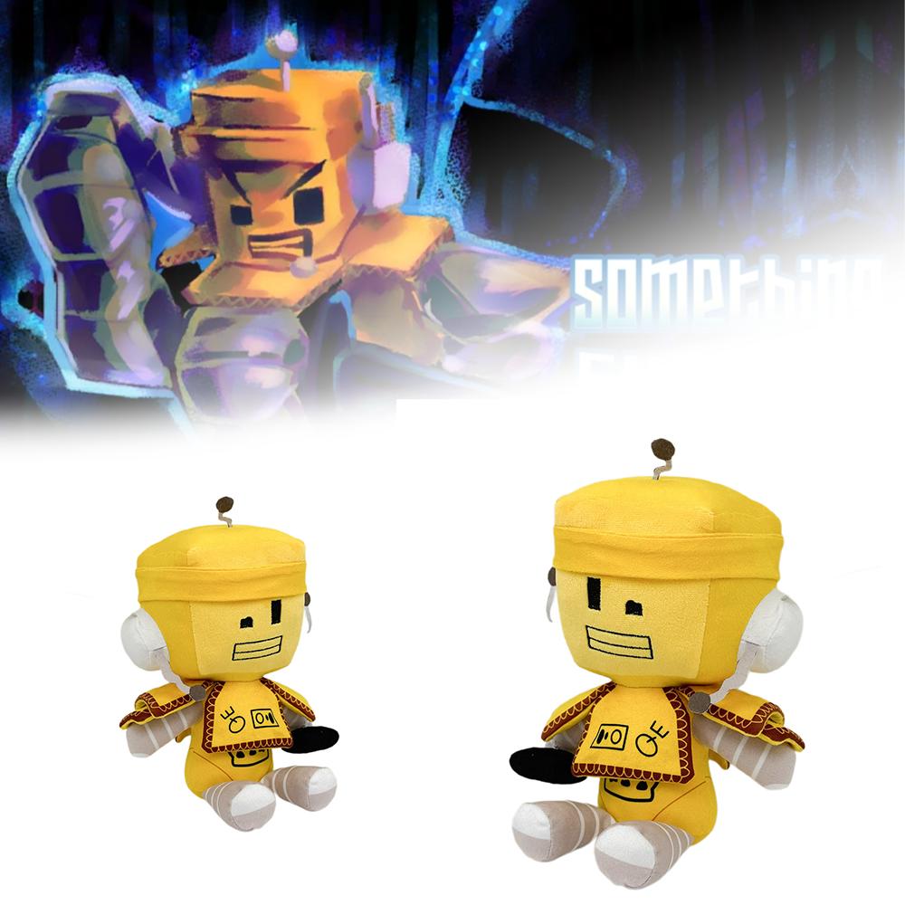 Yellow Robot Something Evil Will Happen Game Merchandise Plush Toys Kids Game Fan Halloween Christmas Gift Home Decor Funny Doll