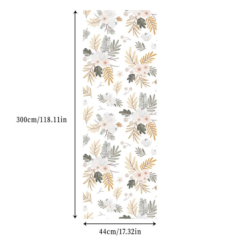 Kreatives Design Herbstblatt Schrank Wandaufkleber Schlafzimmer Wohnzimmer Wanddekor Papier Schrank Möbel Tapete Heimdekor