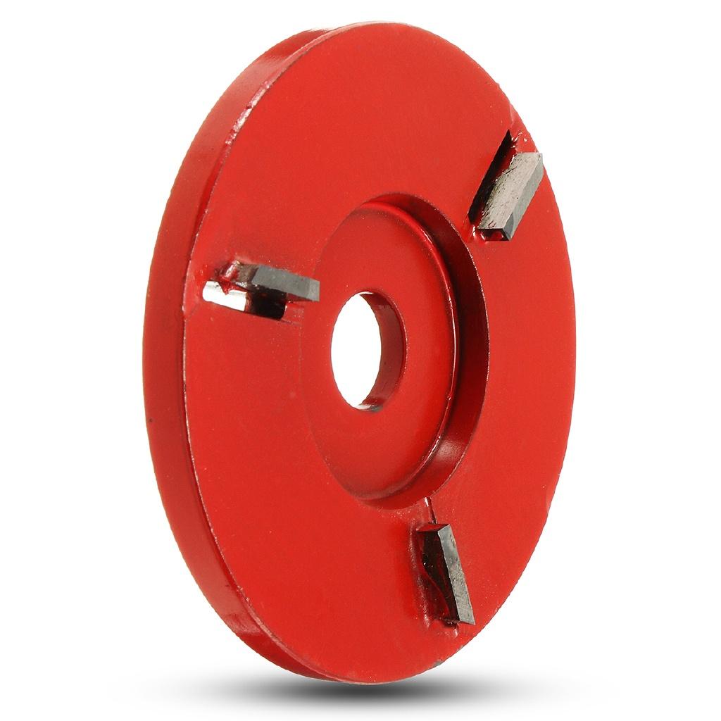 

Диаметр 90 мм, Диаметр отверстия 16 мм, Мощный диск для резьбы по дереву, Насадка для угловой шлифмашины, Трехзубная фреза, Красный Flat teeth