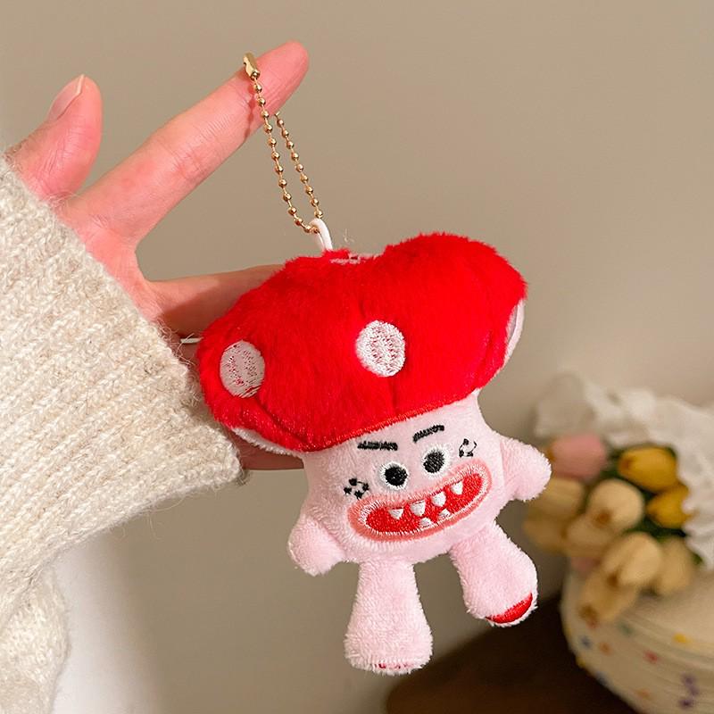 Plush Cartoon Keychain Pendant - Cute Gift Accessories for Bags