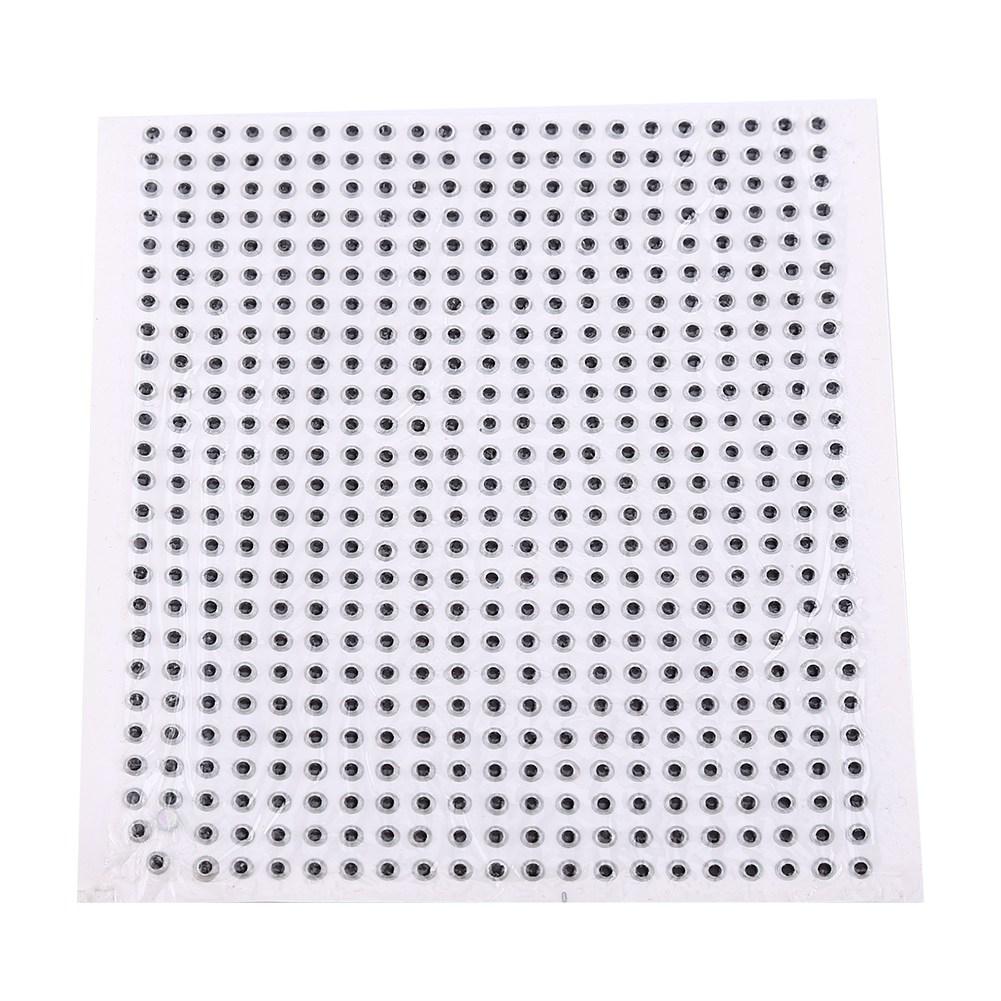 

500 шт. 3/4/5 мм рыболовная приманка 3D глаза мушки вязание ремесла приспособление для самостоятельного изготовления приманок silver,3mm