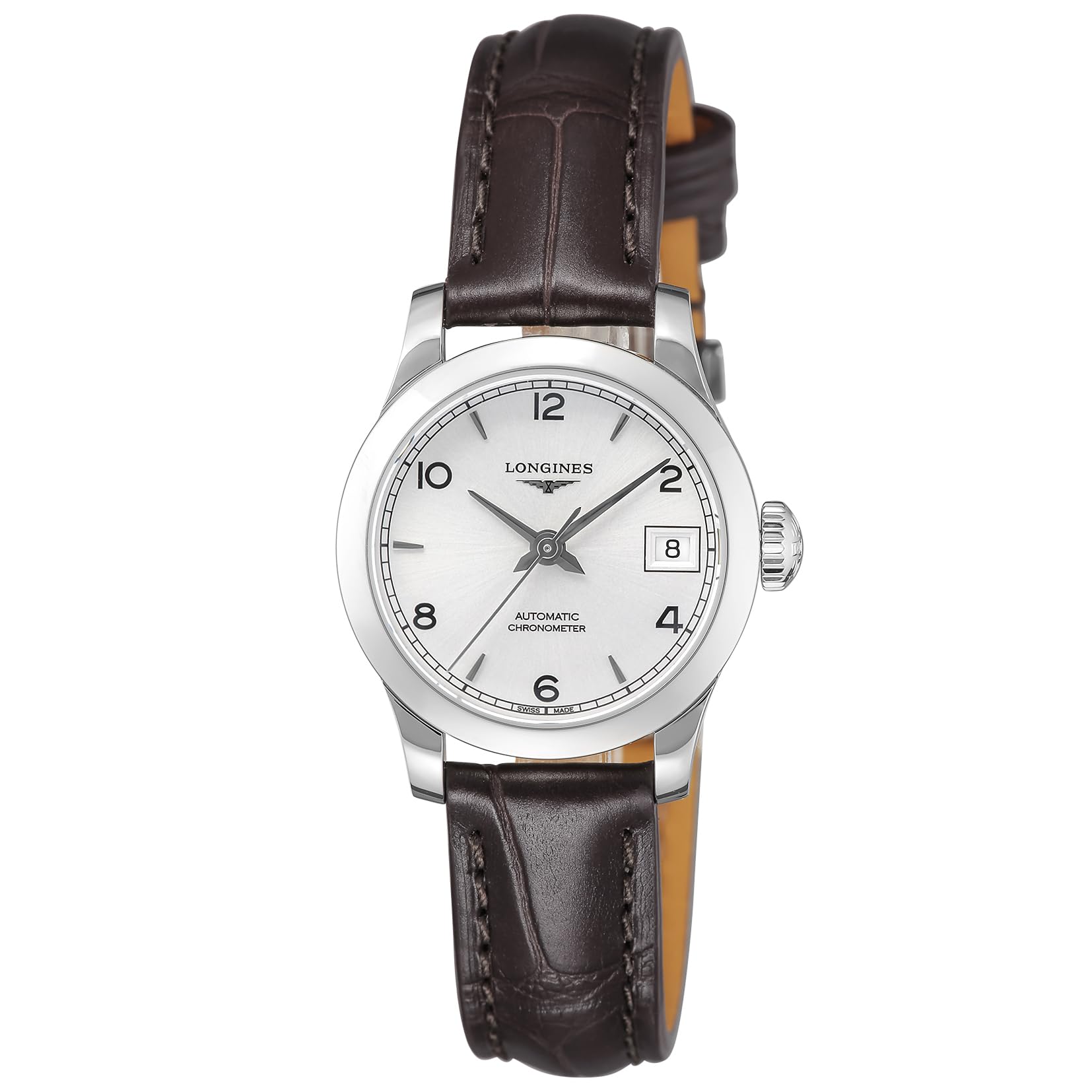 

Watch RECORD Automatic Winding 3 ATM Water Resistant Sapphire Glass Silver Dial Stainless Steel Brown [Longines] Women s L2.320.4.76.2 [Item] срібний