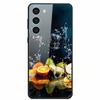 Tempered Glass Case For Samsung S23 Plus 5G Cover Galaxy S 23 Space Hard Back Coque For Samsung S23 Ultra S23+ Bumpers Funda Cat