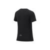 Li Ning Training Series Casual Round Neck Short Sleeve T-Shirt Women Tops Black ATSR366-1
