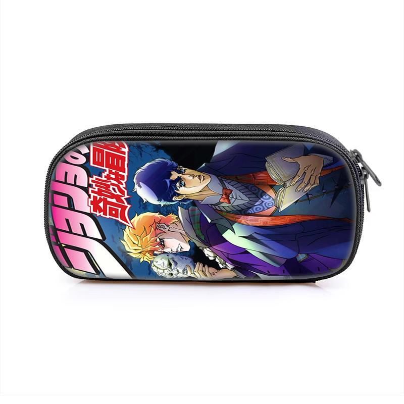 Astuccio per matite JoJo's Bizarre Adventure versatile cartone animato grande capacità articolo popolare miglior regalo per ragazzo o ragazza per compleanni scolastici