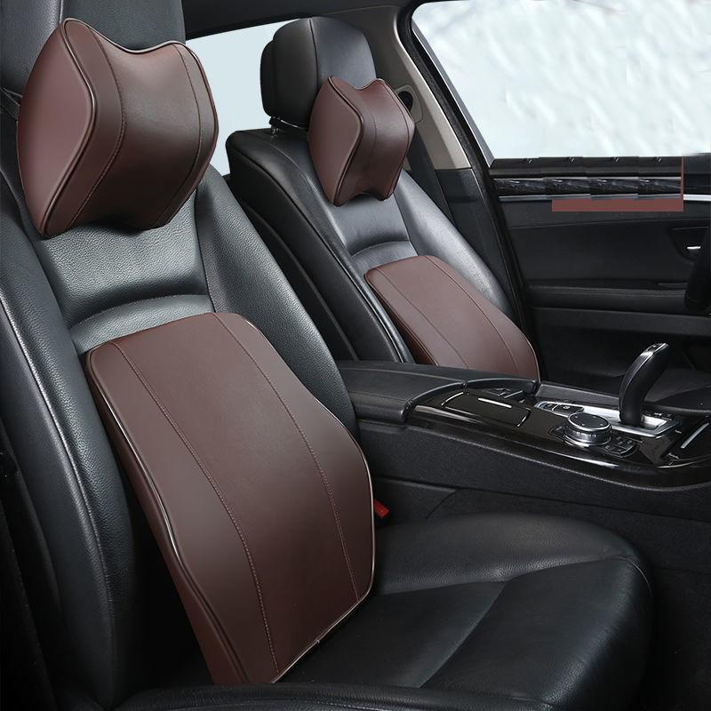 Noble Auto Rest Kopf Unterstützung Kissen Hals Kopfstütze Kissen Auto Atmungsaktive Memory Foam Langsam Rebound Guard Auto Lenden Kissen