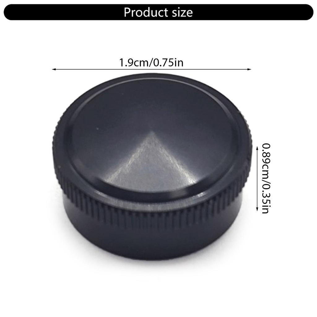 Fishing Reel Handle Screw Caps Replacements for Left and Right Hand Fishing Reel Metal Fishing Reel Screws Nut Caps