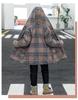 Boys' Fleece-lined Cotton Jacket & Plaid Woolen Coat - 2025 New Style