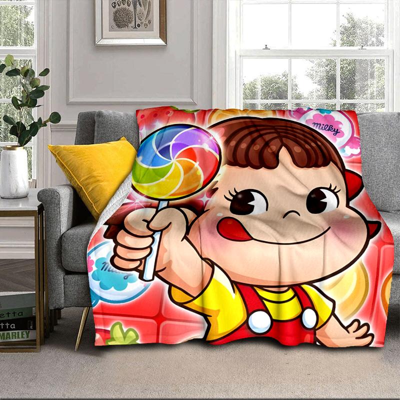 Floral milk Celebration Blanket Flannel Blanket for bed, sofa, Camping, Hiking, Picnic Essentials, gift for family Fan gifts