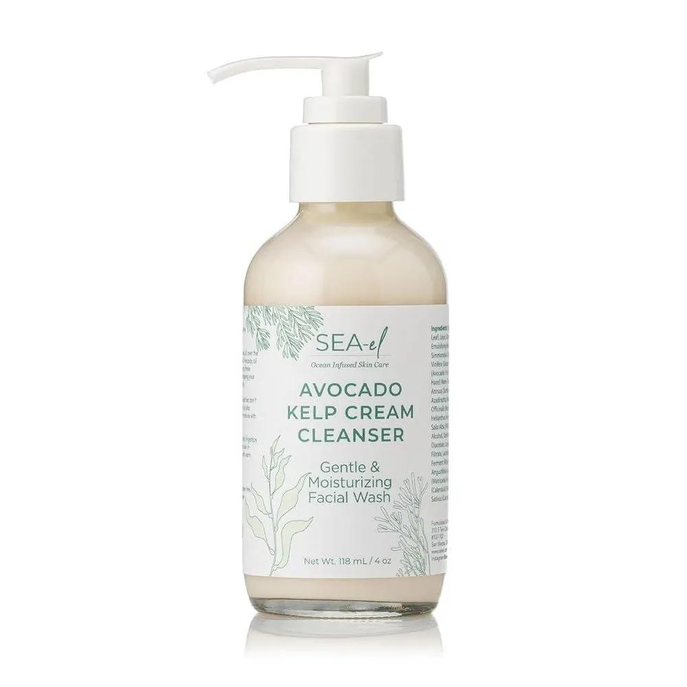 Sea-el Avocado Kelp Cream Cleanser Gentle & Moisturizing Facial Wash 118.3ml (4 oz)