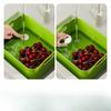 Portable Draining Basket, Large-capacity Kitchen Washing Basin, Sink, Washing Basket, Dishwashing Chopsticks, Fruit Washing Basin