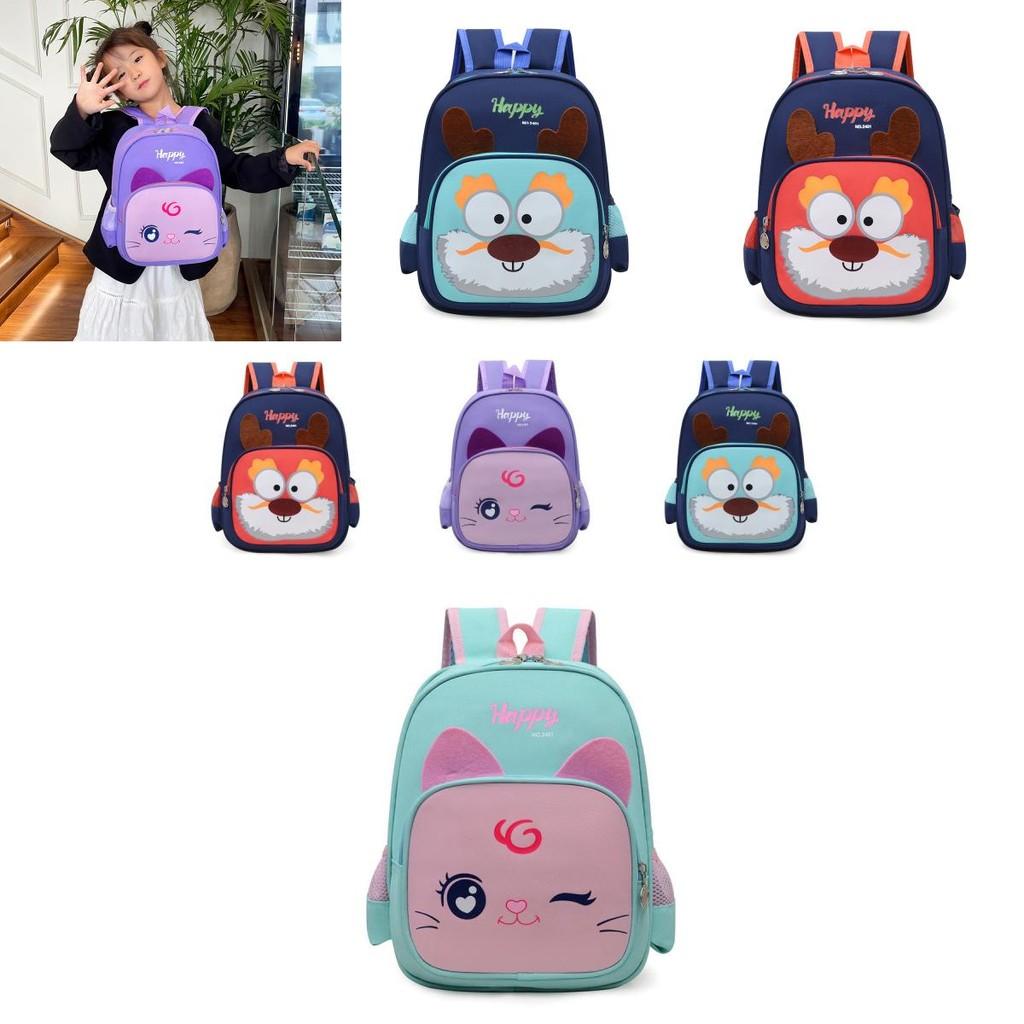 Adorable Cartoon Backpack For Kids Featuring Breathable Lightweight Durable Design In Multiple Colors For School And Travel