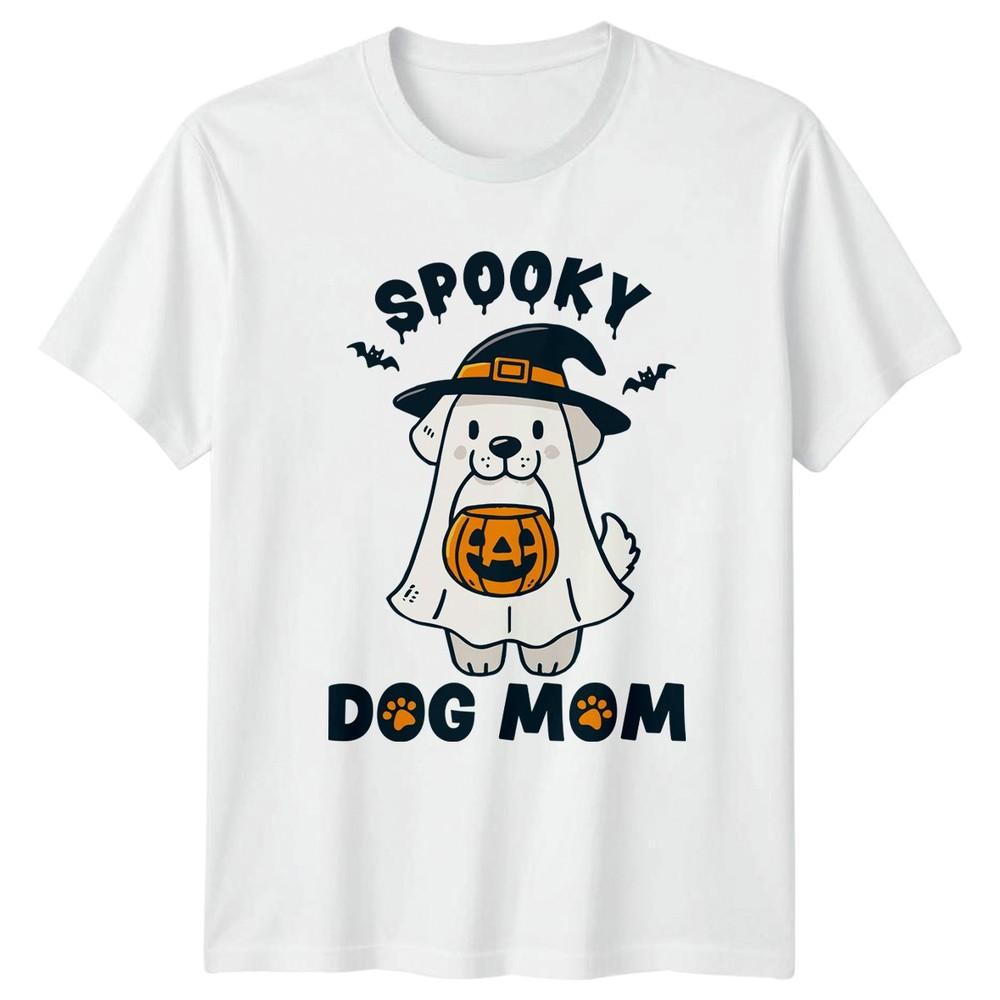 Spooky Dog Mom Unisexs TShirt Dog Mom Dogs Halloween Gift For Her S