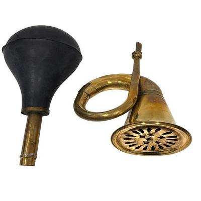 Vintage messing taxihoorn stijl 2