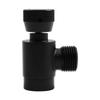 Adattatore Cilindro CO2 A20F-Nero Regolatore Fusto Birra Fai-da-te TR21.4 A W21.8, Accessori Serbatoio CO2 Per Produttore Soda Mach