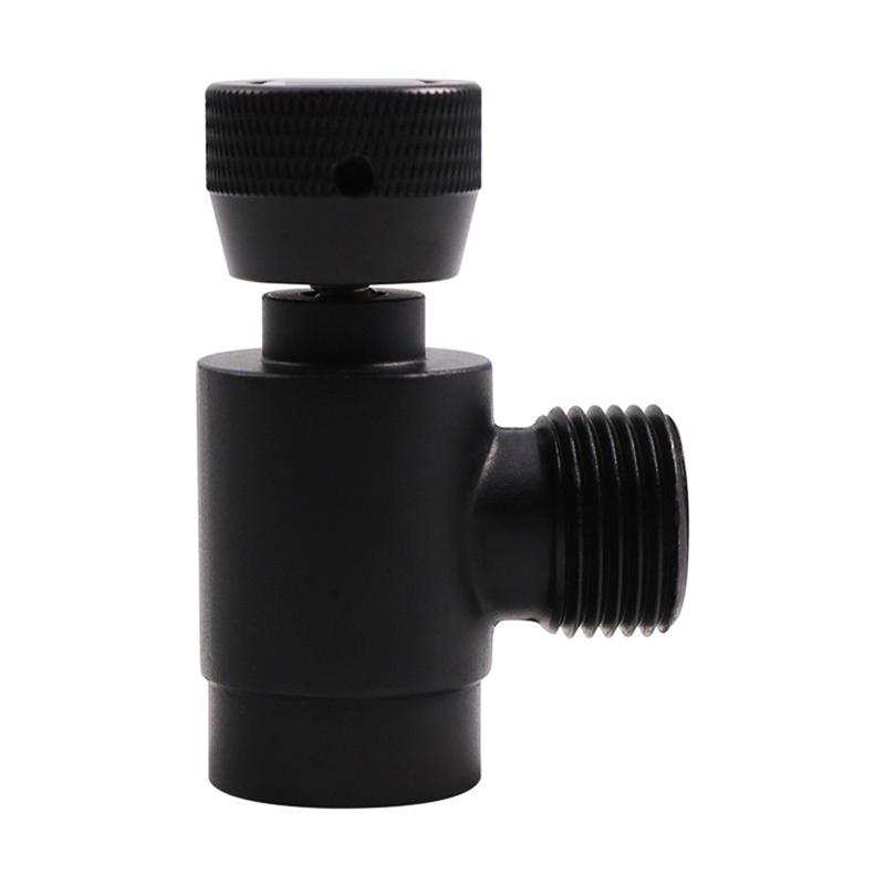 Adattatore Cilindro CO2 A20F-Nero Regolatore Fusto Birra Fai-da-te TR21.4 A W21.8, Accessori Serbatoio CO2 Per Produttore Soda Mach