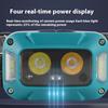USB C Rechargeable Headlights Motion Sensor Digital Power Display Headlamp Portable Head Lamp Fishing Forehead Flashlight Porta