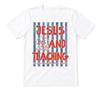 Christian Teacher Esus And Teaching Faith Teacher Graphic Tee White Unisex T-Shirt