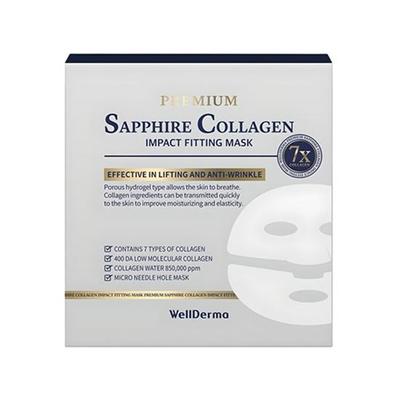 Premium Sapphire Collagen Impact Fitting Mask 25g, 4 Sheets