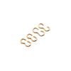 14K Copper-Plated Gold Color Retention Open Figure 8 Buckle for DIY Jewelry: Earrings, Bracelets, Necklaces Connecting Accessories