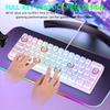 K401 מקלדת גיימינג קומפקטית 61 מקשים RGB