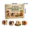 Beaded Animals Handmade Tiny Colorful Cute Toy Set Tiny 3D Beaded Animal Kit For Home House Office Classroom Bedroom Living Room