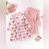 Minimalist Sweet Girls' Toddler Long-Sleeve Dress