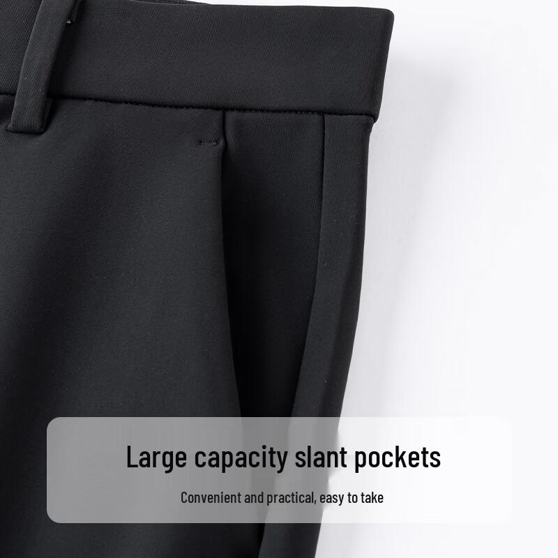 TUCANO Men's Wrinkle-Resistant Straight-Leg Business Casual Pants