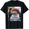 Womens Cat Lives Matter Meme TShirt Unisex Oversized Tee Cotton Streetwear Loose Short Sleeve The Summer Harajuku ONeck Couple
