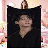 Black Denim Silver Chains Aesthetic Pattern Blanket Ultra Soft Throw Blanket For Living Room Sofa Bedroom Bed Home Party Decor Memorial Gift