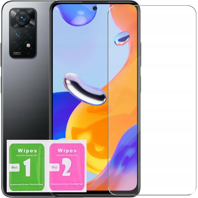 Case for REDMI NOTE 11 PRO 5G Matte Black Silicone Slim + GLASS