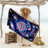 Bayern Munich Galaxy Art Personalized Text Beach Towel Super Soft Microfiber Quickdry Fabric