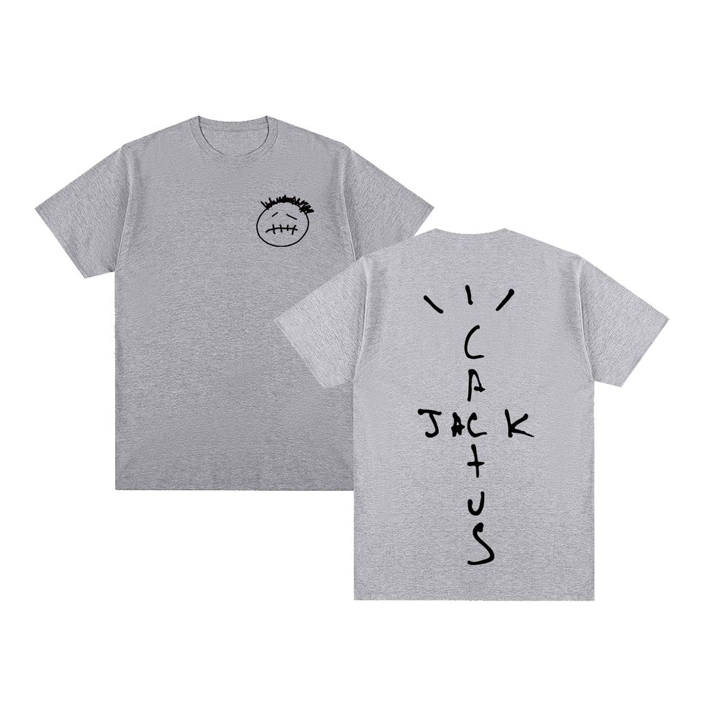 Jack Cactus Vintage Tshirt Travis Hip Hop Y2k Clothing Birthday Gift Cotton Men T Shirt New TEE TSHIRT Womens Tops