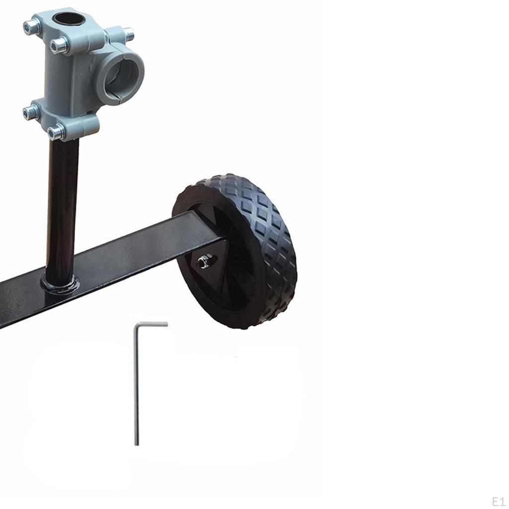 Kółko pomocnicze kosiarki, obejma na kierownicę 25,4 mm/26 mm, łatwy w montażu dodatek, do plecaka