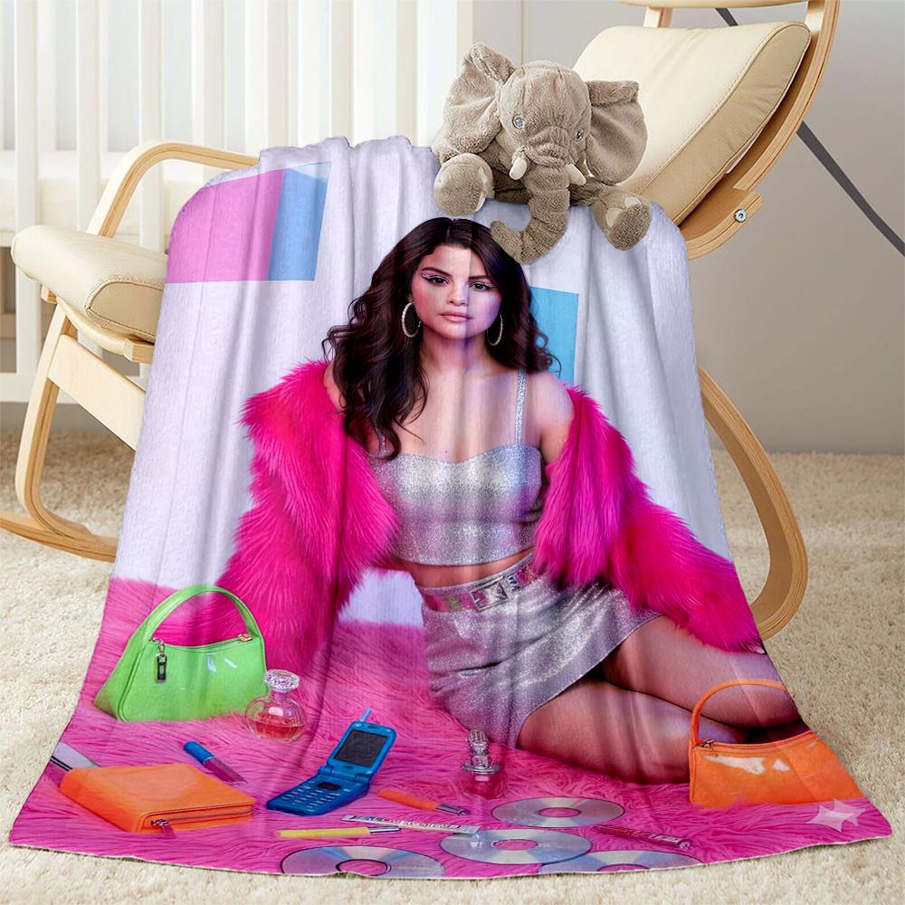 Selena Gomez Blankets are suitable for living rooms,making them an ideal choice for outdoor travel and gifts.