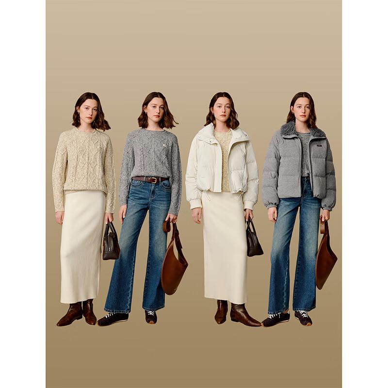 Inman Women's Retro Cable Knit Sweater